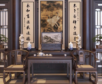 Chinese Style Lounge Chair-ID:776006944