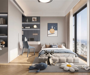 Modern Boy's Room And Son's Room-ID:544506073