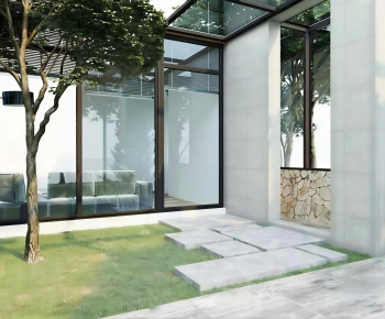 Modern Courtyard/landscape-ID:423410896