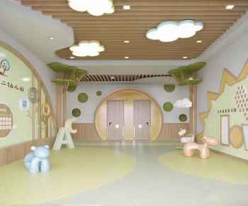 Modern Kindergarten Hall-ID:739622128