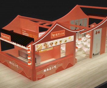 New Chinese Style Exhibition Hall-ID:940740115