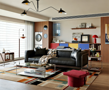 Modern A Living Room-ID:287638901