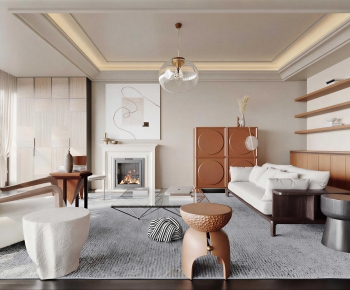 Modern A Living Room-ID:152370932