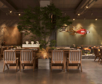 Industrial Style Restaurant-ID:162677058