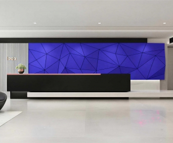 Modern Office Reception Desk-ID:544893989