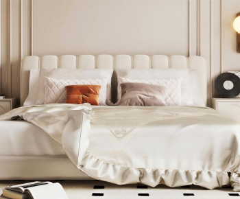 Modern Double Bed-ID:851903925