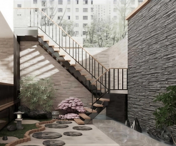 New Chinese Style Courtyard/landscape-ID:899701128