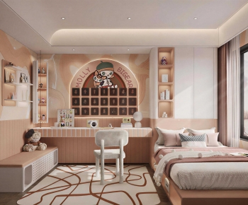 Modern Girl's Room Daughter's Room-ID:916038043
