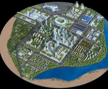 Modern Architectural Bird's-eye View Planning-ID:176242117