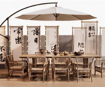 New Chinese Style Outdoor Tables And Chairs-ID:428896908