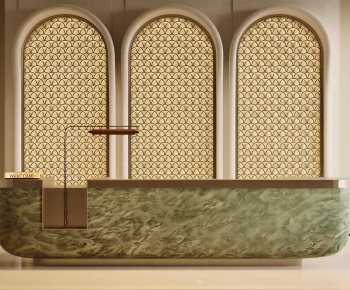 Modern Reception Desk-ID:181839525