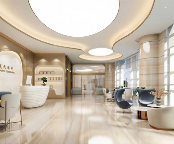 Modern Hospital Hall-ID:397439961