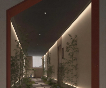 New Chinese Style Hallway-ID:747540077