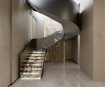 Modern Rotating Staircase-ID:905534988