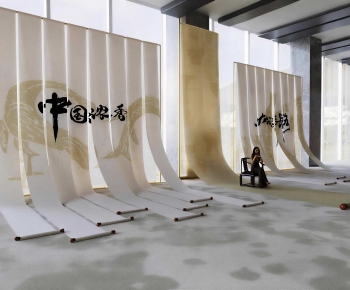 New Chinese Style Exhibition Hall-ID:430211079