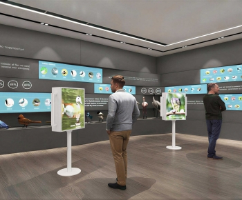 Modern Exhibition Hall-ID:301652917