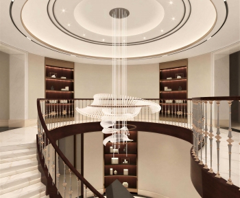 New Chinese Style Exhibition Hall-ID:693049437