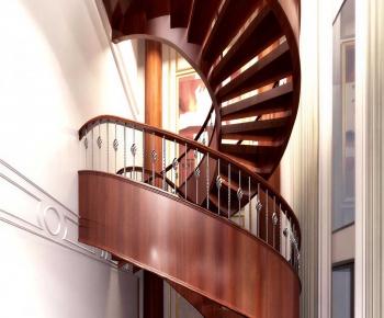 New Classical Style Rotating Staircase-ID:389991048