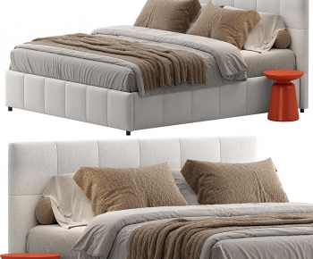 Modern Double Bed-ID:814297911