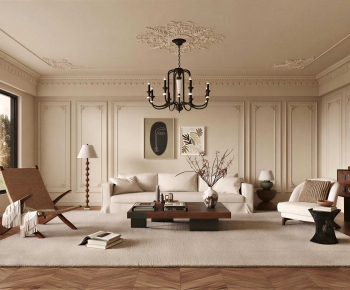 French Style A Living Room-ID:639753107
