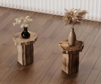 Wabi-sabi Style Side Table/corner Table-ID:655040981