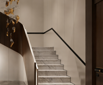 New Chinese Style Stairwell-ID:123192072