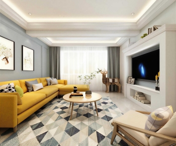 Nordic Style A Living Room-ID:224055053