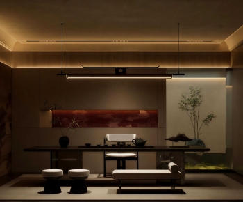 New Chinese Style Tea House-ID:624499087