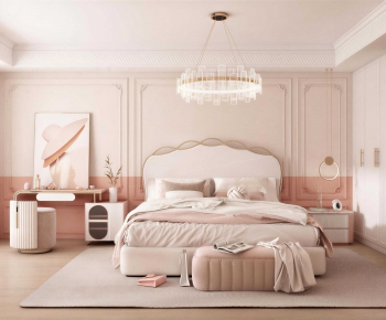 French Style Bedroom-ID:710680964