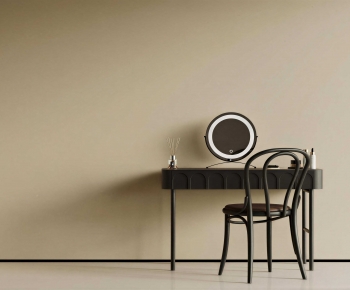 French Style Computer Desk And Chair-ID:377234946