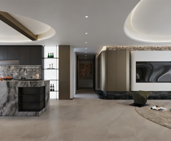 Modern A Living Room-ID:264305118