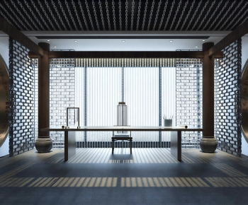 New Chinese Style Tea House-ID:191266066