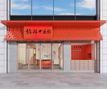 New Chinese Style Facade Element-ID:659784081