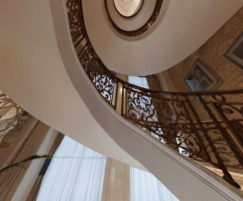 New Classical Style Rotating Staircase-ID:798605925