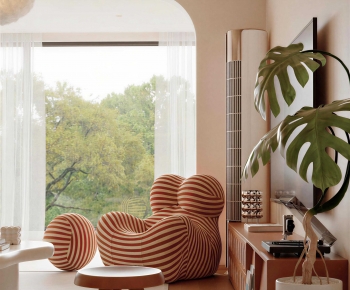 Modern Single Sofa-ID:467206005