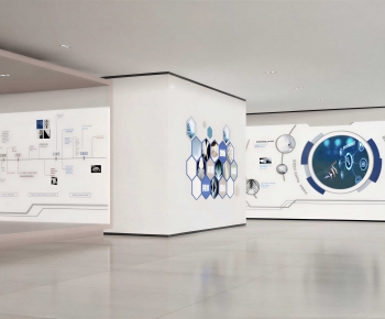 Modern Exhibition Hall-ID:593663934