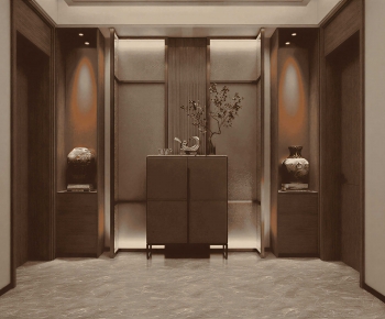 New Chinese Style Hallway-ID:591885094