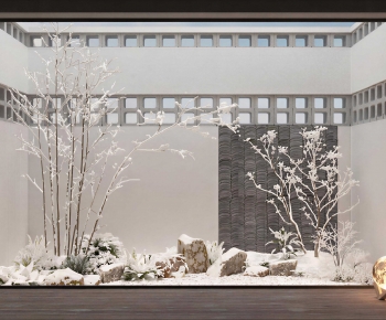 New Chinese Style Plant Landscaping-ID:999809036