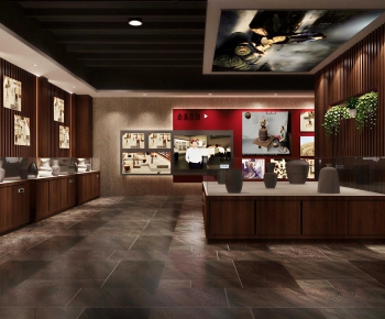 New Chinese Style Exhibition Hall-ID:618246087