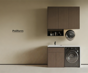 Modern Laundry Cabinet-ID:110480892