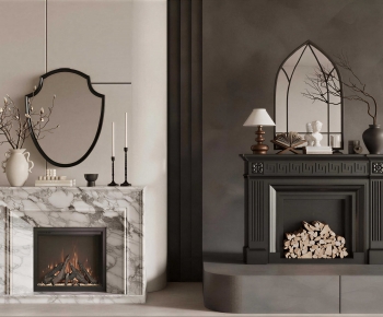 French Style Fireplace-ID:971140929