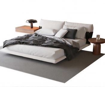 Modern Double Bed-ID:752487908