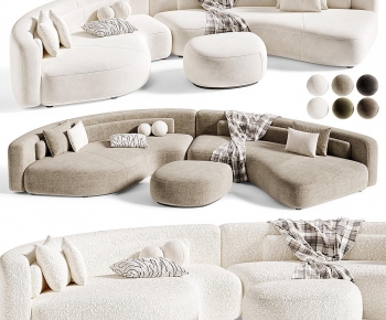 Modern Curved Sofa-ID:332528115