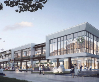 Modern Commercial Street-ID:873631953