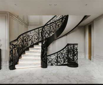 European Style Rotating Staircase-ID:661004075