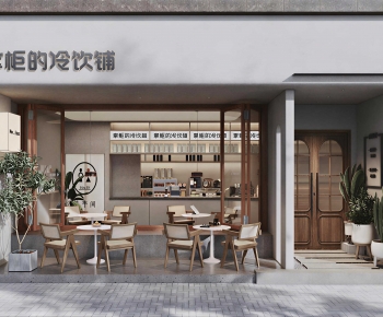 Modern Facade Element-ID:726378927