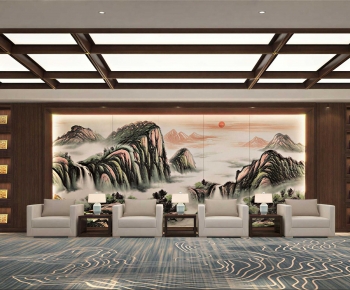 New Chinese Style Reception Room-ID:999064928