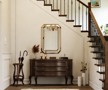 American Style Entrance Cabinet-ID:412270072