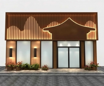 New Chinese Style Facade Element-ID:627269744