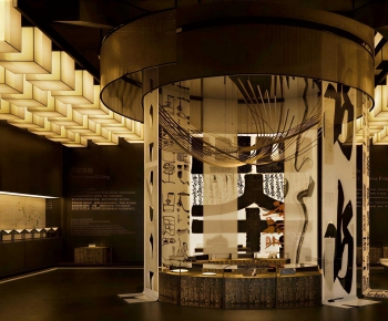New Chinese Style Exhibition Hall-ID:184704071